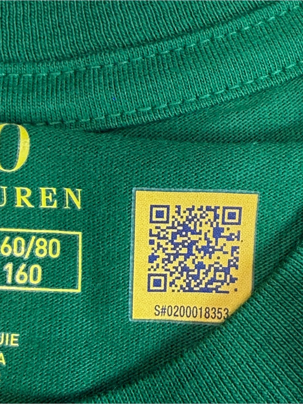 polo ralph lauren Boys Polo Bear Jersey Cotton Tee Sz L (14 - 16) short Sleeve - Picture 5 of 13